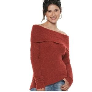 Off the shoulder sweater